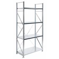 Металлический стеллаж Практик MS U 2500x1200x600/4 усиленный